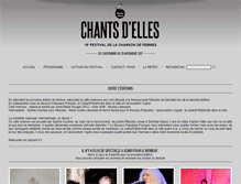 Tablet Screenshot of festivalchantsdelles.org